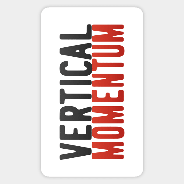 Vertical Momentum Sticker by VDUBYA